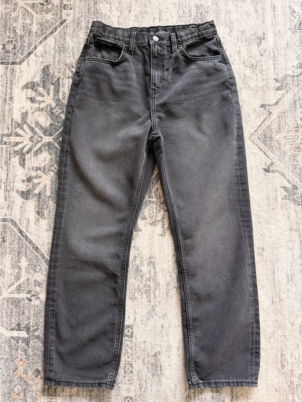 Old Navy Girls 14 High Rise Slouchy Straight Jeans With Adj Waist Never Worn